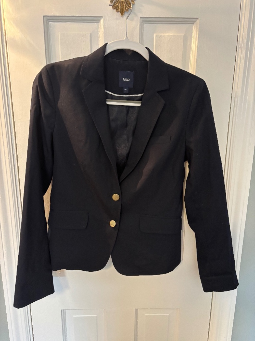 GAP - Navy Blue Double Button Single Vent Women’s Blazer - Size 4